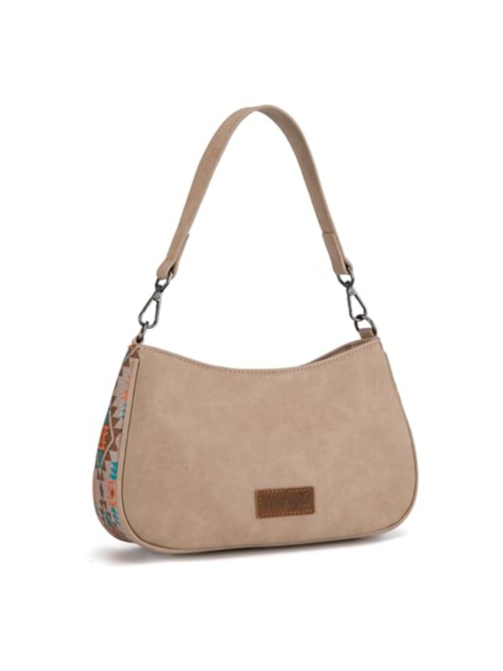Wrangler Western Aztec Print Hobo Shoulder Bag Crossbody Purse